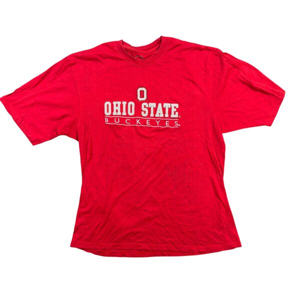 Vintage Cadre Ohio State Buckeyes Football T-Shirt Men's XL Red Short Sleeve - Picture 1 of 6